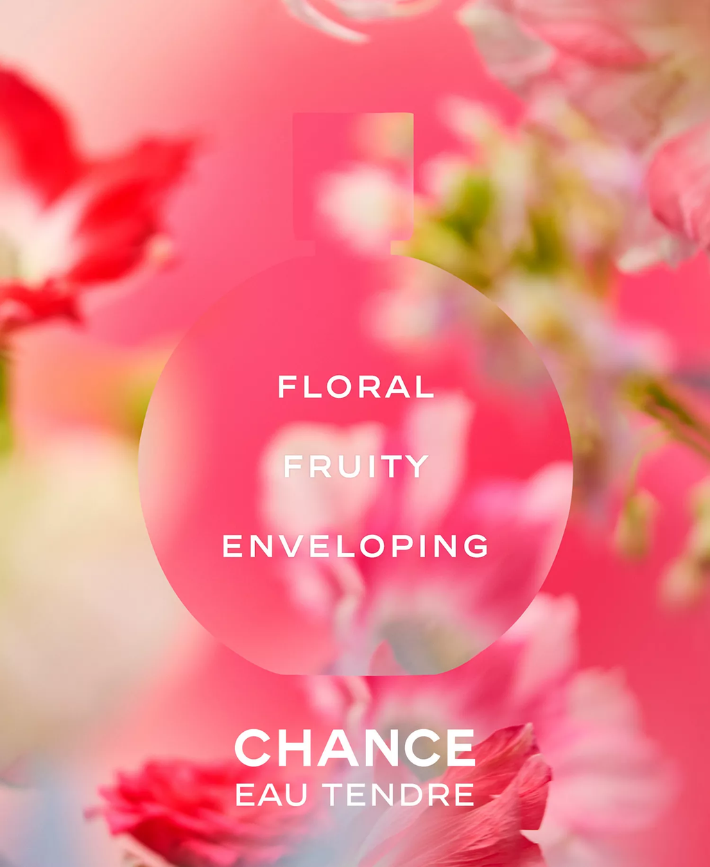 Chance Eau Tendre Eau de Parfum — Floral Fruity & Enveloping Fresh Women’s Luxury Fragrance | Blush Pink Round Bottle 100ml
