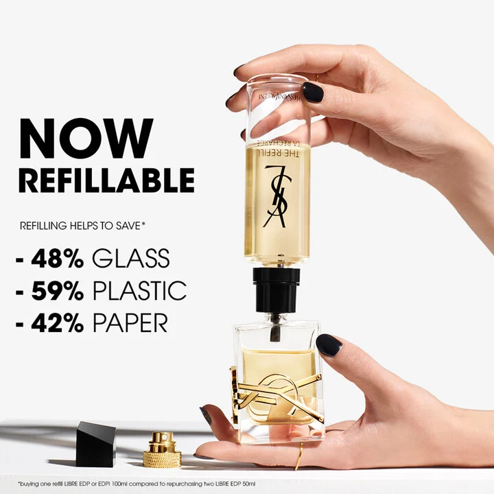 Libre Eau de Parfum — Orange Blossom Lavender & Musk Iconic Floral Women’s Luxury Fragrance | Refillable 90ml