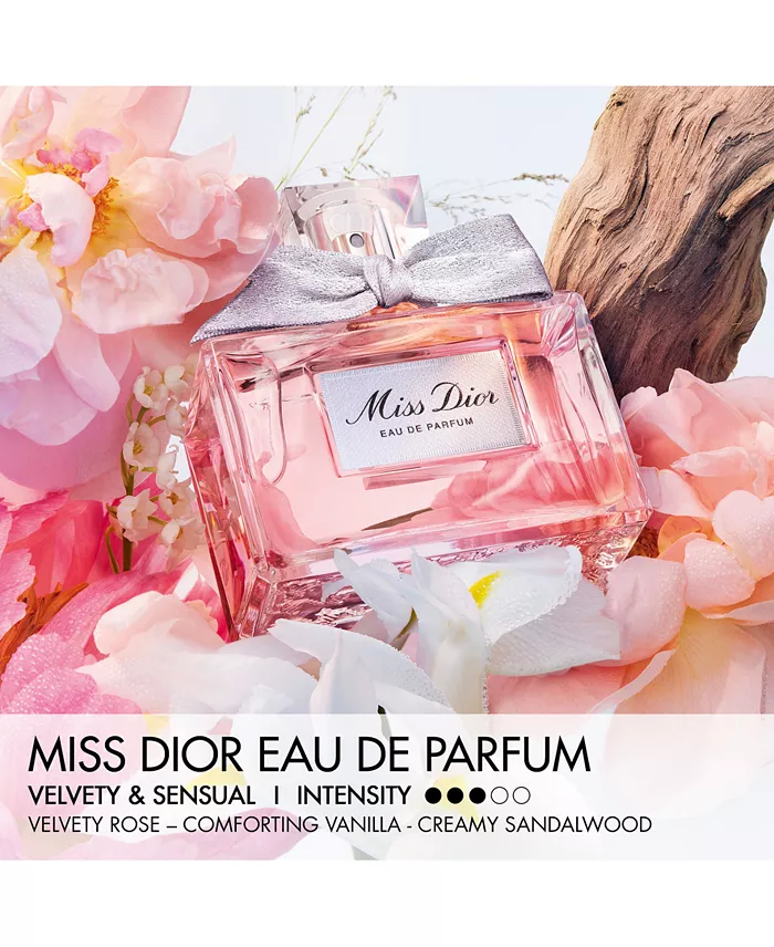 Miss Eau de Parfum — Velvety Rose Vanilla & Creamy Sandalwood Sensual Floral Women’s Luxury Fragrance | Silver Bow Bottle 100ml