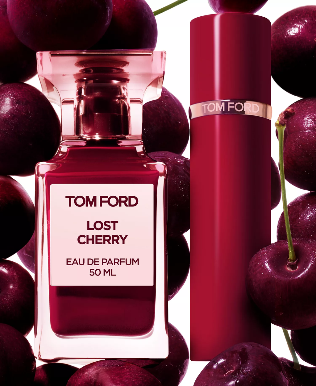 TF Lost Cherry Eau de Parfum — Black Cherry Tonka Bean & Almond Seductive Unisex Luxury Fragrance | Private Blend 100ml